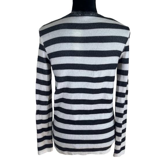 Tricotto Karina On Canyon Fancy Sweater Cat Cat Black White Stripe Size XS NEW! - Picture 3 of 7